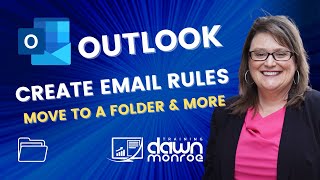 Create an Email Rule  Microsoft Outlook 365 Web [upl. by Ssew]