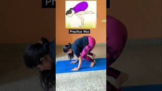 Bakasana bakasana yoga yogapractice yogaworkout balance motivation stayhealthy subscribe [upl. by Uzzial]