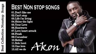 Akon Greatest Hits Playlist  Akon Collection All Time Music Favorite [upl. by Fasto919]