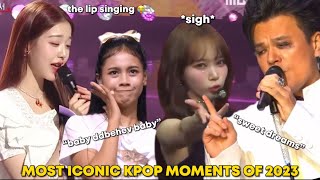 most iconic kpop moments of 2023 [upl. by Nnaaras]