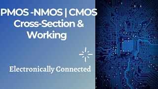 PMOS  NMOS  CMOS Crosssection Construction amp Working [upl. by Iaht107]