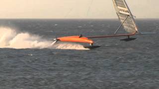 VESTAS Sailrocket 2 quotThe magic milequot world record [upl. by Sirc]