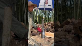 Innovation in creating a wood splitter omgithink [upl. by Odnam]