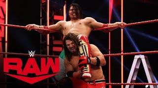 AJ Styles returns in Last Chance Gauntlet Match Raw May 4 2020 [upl. by Rea]