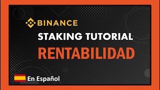 Como Hacer Staking en Binance 2024 🟠 BINANCE STAKING BLOQUEADO TUTORIAL [upl. by Shoshanna852]