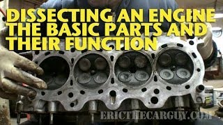 Dissecting an Engine The Basic Parts and Their Functions  EricTheCarGuy [upl. by Yancey]