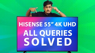 Hisense 55 inch 4K UHD Android Smart TV A71F  FAQ  All Query SOLVED📺🔥 [upl. by Aramad]