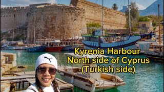 Kyrenia Harbour located at North Side of Cyprus Turkish side🇹🇷🇨🇾 [upl. by Rengia446]