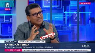 La piel más temida Joel Calero le da en el piso a conductor de TV Pancho de Piérola [upl. by Alvy]