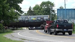 Watch Bay County train derailment caught on camera [upl. by Anytsirk]