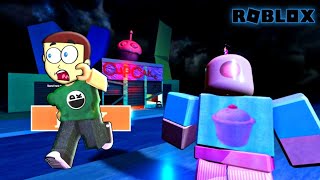 Escape Creepy Cake Factory in Roblox  Shiva and Kanzo Gameplay [upl. by Basil]