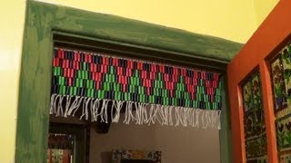 Como Fazer Sanefa Bandô de Porta  DIY How to Make Door Valance  Como Hacer Lambrequin Puerta [upl. by Nayt]