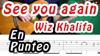 See you again Wiz Khalifa Tutorial guitarra [upl. by Douglas]