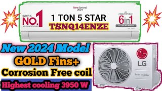 Lg 1 TON 5 Star Ac 2024 New model ReviewBest lg ac 1 ton in India 2024 [upl. by Garap]