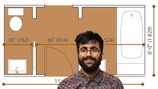 Types Of Bathroom Layouts  Standard Dimesions  Bathroom Design [upl. by Ignacio861]