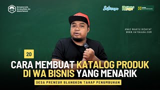 Cara Membuat Katalog di WA Bisnis  DesaPreneur01 [upl. by Hendon]