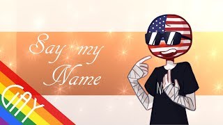 say my namegay countryhumans RusAme [upl. by Dustman]