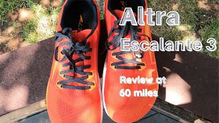 Altra Escalante 3 full review at 60 miles [upl. by Cartwright]