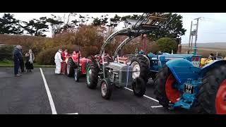 KT 9 December 2023 OLD VINTAGE CHRISTMAS TREES TRACTOR RUN [upl. by Yerdna488]