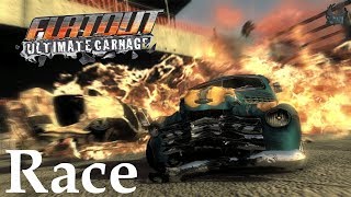 Flatout Ultimate Carnage  Race 60fps Full Settings [upl. by Lebisor]