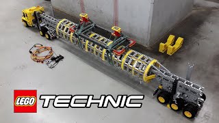 Huge LEGO Technic Heavy Equipment Trucks amp Trailers [upl. by Adil327]