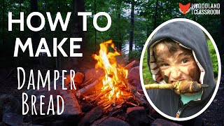 How To Make Damper Bread Campfire Cooking [upl. by Horwath]