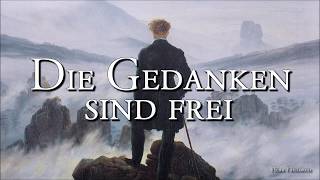 Die Gedanken sind frei German Folk SongLyrics [upl. by Adigun169]