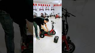 Folding tricycle 1 meter long and 5025 kilograms Foldingtricycle1 rider stunt bike 2023 [upl. by Enitsenre]