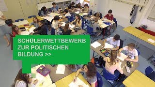 Der Schülerwettbewerb zur politischen Bildung  was ist das Kurzversion [upl. by Issak520]