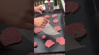 🔥 PERFECT Smash Burgers On The Blackstone Griddle  smashburgers [upl. by Dennett]