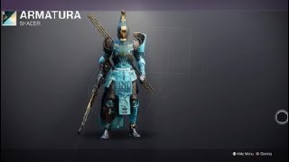 Destiny 2 Titan with Legatus Armor Ornaments and Armatura Shader [upl. by Romeu]