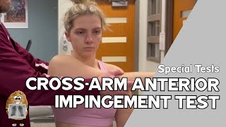 CrossArm Horizontal Adduction Anterior Impingement Test [upl. by Raynah554]