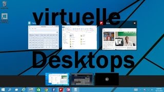 virtuelle Desktops bei Windows 10 nutzen [upl. by Prebo290]