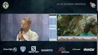 Marathon du MontBlanc 2014  80km Col du Passet passage des premiers hommes [upl. by Risser]