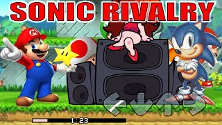 FNF Sonic vs Mario  Occasional Rivalry Full Combo Brotherly Rivalry but its Sonic [upl. by Sublett]