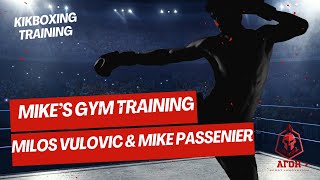 Vulovic Milos amp Mike Passenier  Mikes gym  Training footage  AGON SPORT INNOVATION [upl. by Melessa]