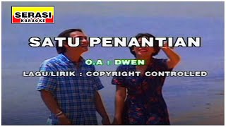 Dwen  Satu Penantian KARAOKE [upl. by Lerim]