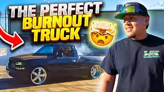 The Perfect Burnout Truck On Big Wheels 😎 [upl. by Sutsugua891]