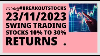 നാളെbreakoutstocks 23112023Swing Trading Stocks 10 to 30 ReturnsTarget PriceMalayalam Share [upl. by Letnuahc642]