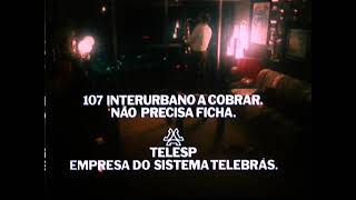 Telesp quotInterurbano a Cobrarquot  HD Propaganda  Anos 80 [upl. by Duck]