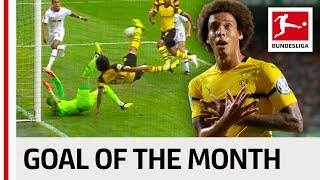 Axel Witsel  August 2018s Goal of the Month Winner [upl. by Ebenezer12]