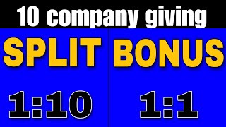 10 company giving bonus and dividend stocks split 😱😱🚨🚨🚨🚨🛑 25 [upl. by Nobell628]