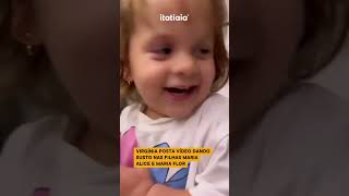 VIRGÍNIA POSTA VÍDEO DANDO SUSTO NAS FILHAS MARIA ALICE E MARIA FLOR [upl. by Lorrac]