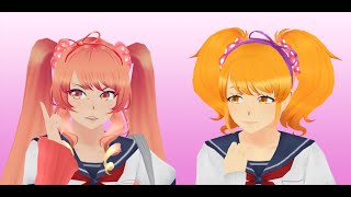 Play as custom Osana and Raibaru  DL SPECIAL 900 SUBS  Yandere Simulator [upl. by Otrebliw]