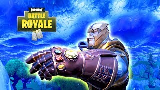 Fortnite  THANOS Abilities Showcase Avengers Infinity Gauntlet Powers Fortnite Battle Royal [upl. by Nylkaj933]