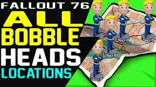 FALLOUT 76 BOBBLEHEADS SPAWN LOCATIONS GUIDE  Where to Find Bobblehead Locations in Fallout 76 [upl. by Llezo]