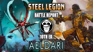 RIP Stu  Astra Militarum Vs Eldar  10th Edition Battle Report  Warhammer 40000 [upl. by Harikahs]