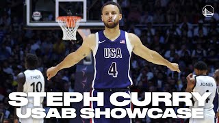 Stephen Currys BEST PLAYS from USA Basketball Showcase [upl. by Graniah]