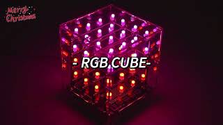 KEYESTUDIO 丨KS0575 4x4x4 RGB CUBECreative lighting created by you [upl. by Eelidnarb]