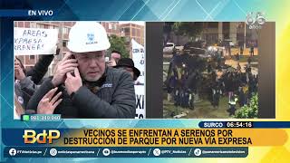 Tensión entre RLA y alcalde de Surco Carlos Bruce “el señor López Aliaga es el destructor de Lima” [upl. by Apple]